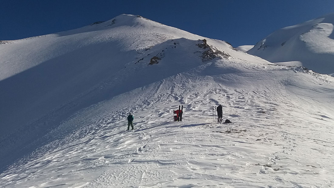 Damavand ski tour | Lasem (Dobarar)ski touring tour|Damavand ski guide